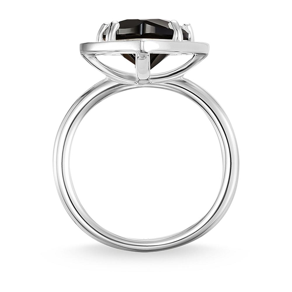 Maharani Onyx Stone Ring (Silver/Black) | Thomas Sabo | Luby 