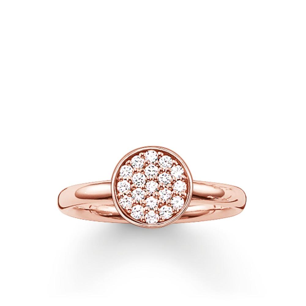 Sparkling Circles Ring (Rose-Gold) | Thomas Sabo | Luby 