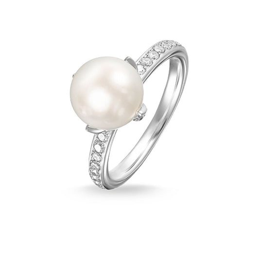 Freshwater Single Pearl Ring (Silver) | Thomas Sabo | Luby 