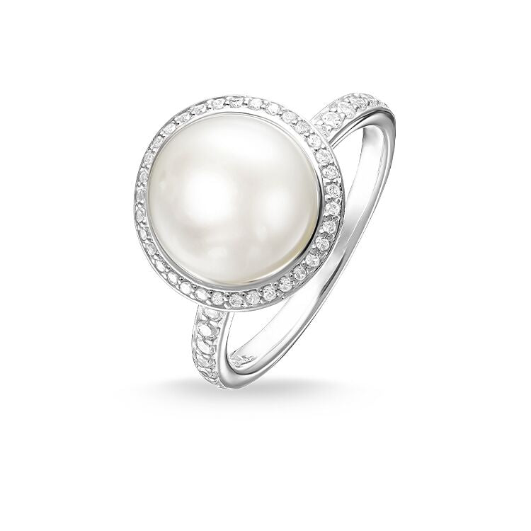 Freshwater Single Pearl Ring (Silver) | Thomas Sabo | Luby 