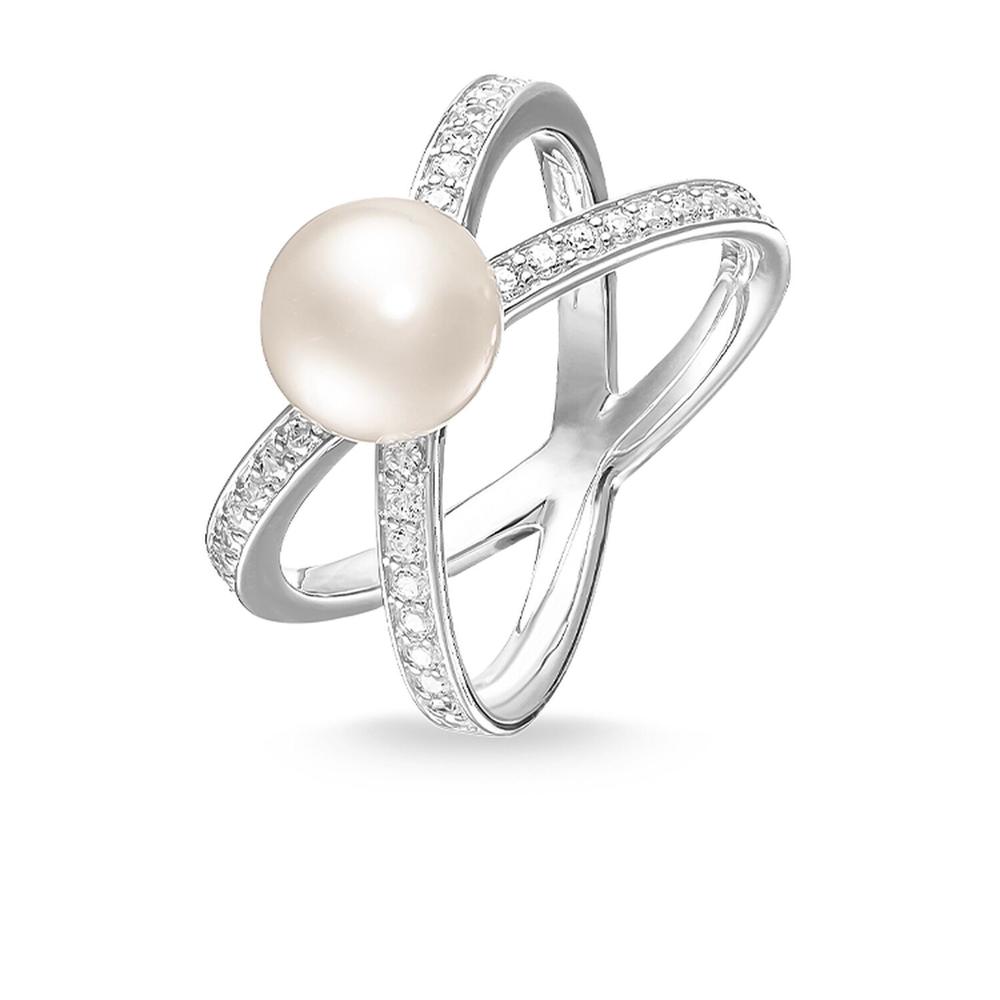 Freshwater Pearl Ring (Silver) | Thomas Sabo | Luby 