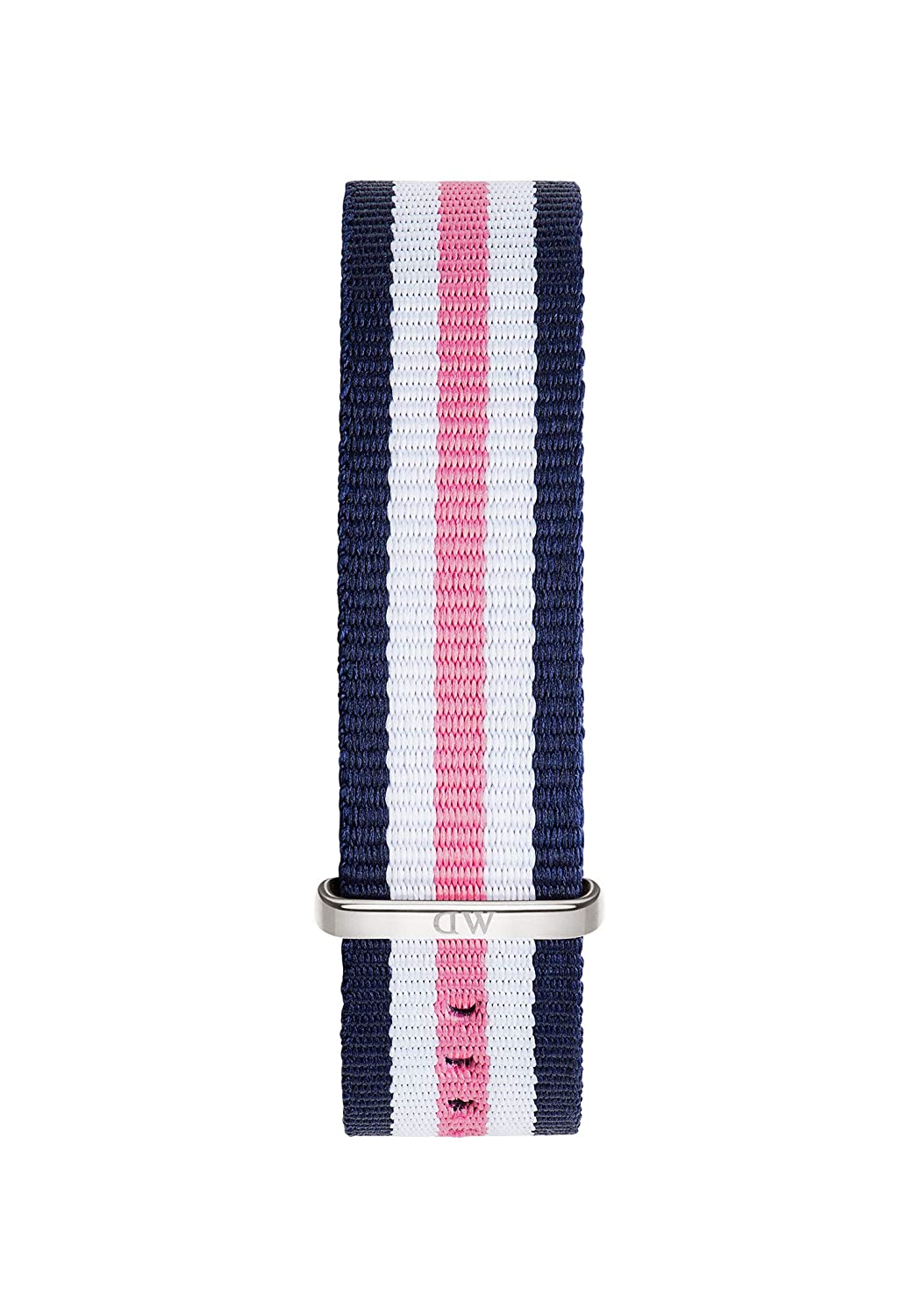 Southampton Watch Strap (Navy Blue/Pink/White/Silver) | Daniel Wellington | Luby 