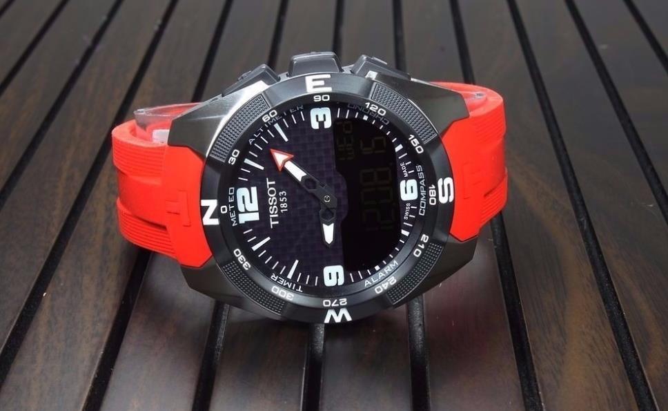 Tissot t touch on sale red