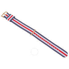 Canterbury Watch Strap (Navy Blue/Red/White/Rose-Gold) | Daniel Wellington | Luby 