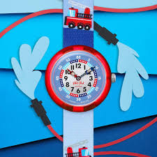 Firetruck | Flik Flak by Swatch | Luby 