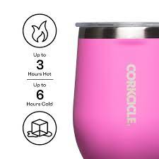 Stemless 12oz Miami Pink | Corkcicle | Luby 