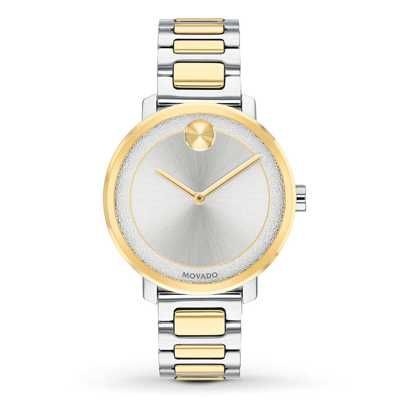 Two-Tone Bold Watch (Silver/Gold) | Movado | Luby 