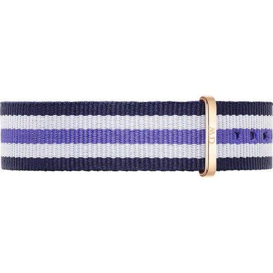 Trinity Watch Strap (Navy Blue/White/Purple/Rose-Gold) | Daniel Wellington | Luby 