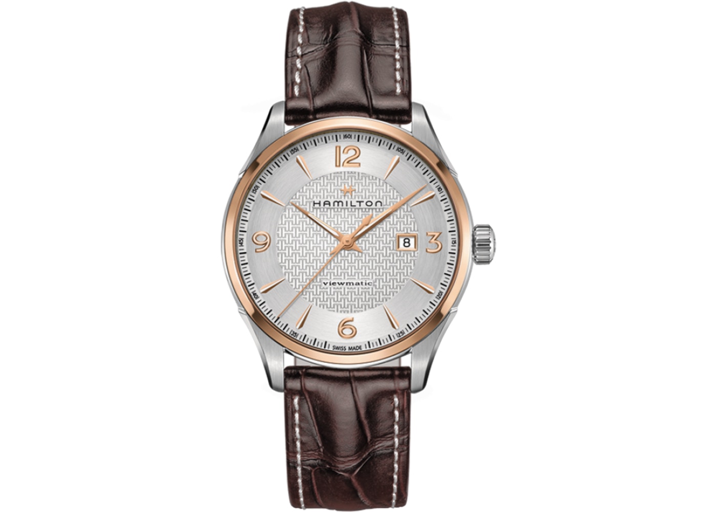 Jazzmaster Automatic Viewmatic (Rose-Gold) | Hamilton | Luby 