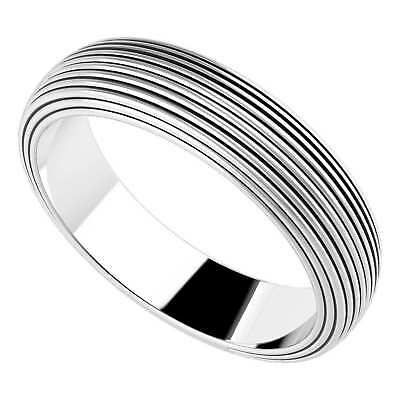 Striped Silver Ring | Zancan | Luby 