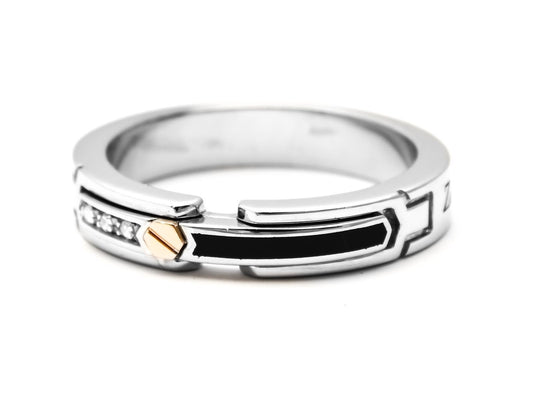 Men's Silver Wedding Ring | Zancan | Luby 