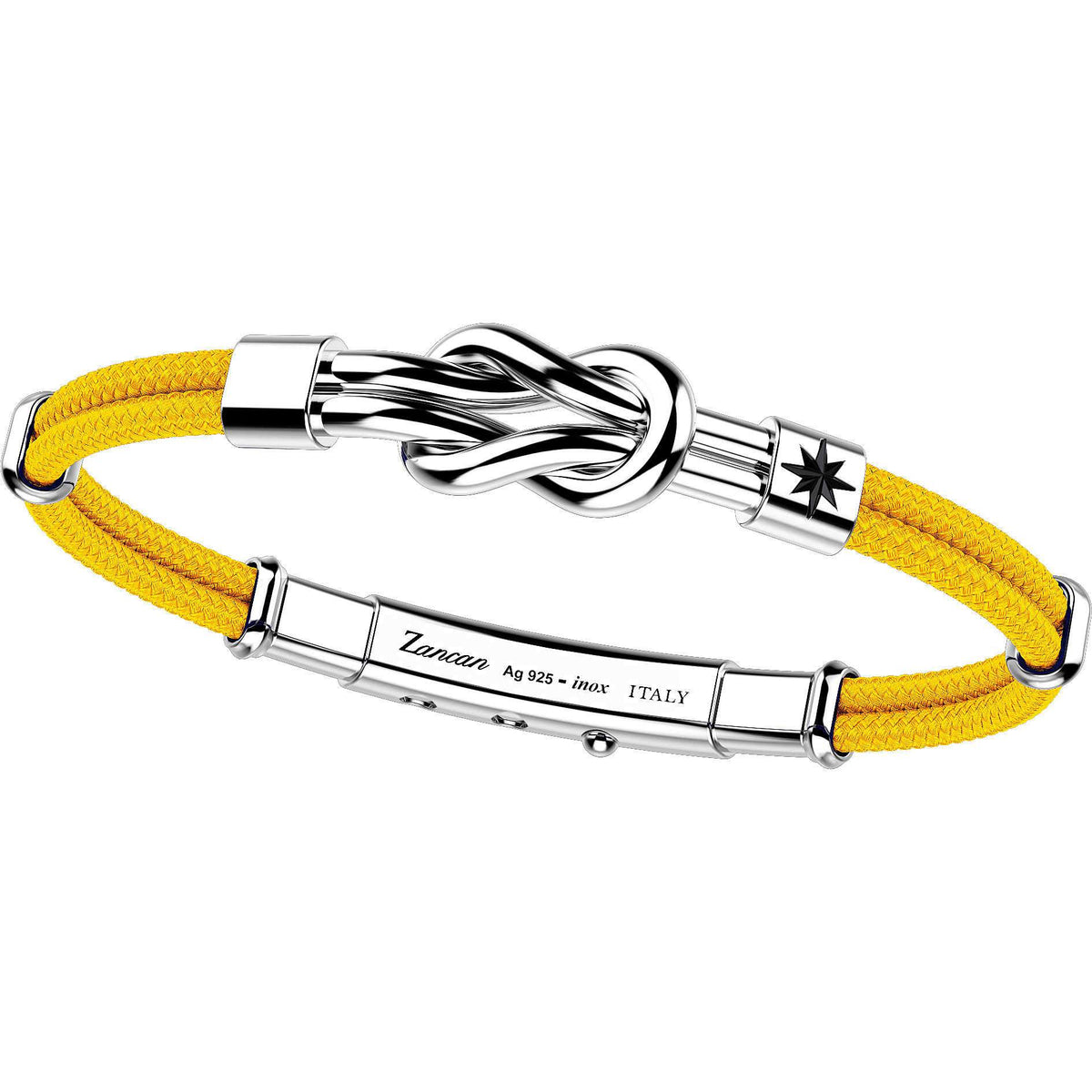 Silver Nautical Knot with Kevlar Bracelet | Zancan | Luby 