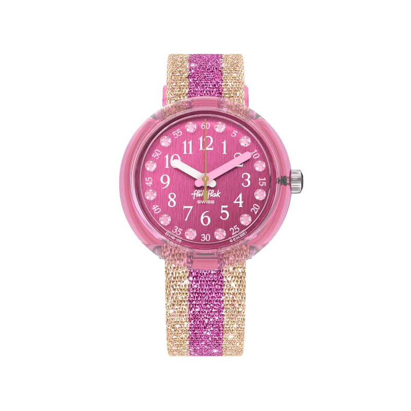 SHINE IN PINK | Flik Flak by Swatch | Luby 