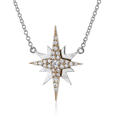 Zeghani 14k Diamond Cosmic Pendant | Zeghani | Luby 