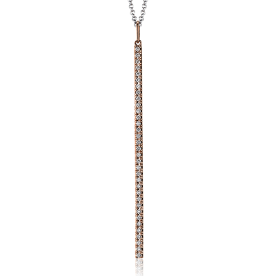 Zeghani 14K Diamond The Minimalist Pendant | Zeghani | Luby 