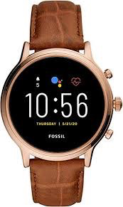 Julianna Gen 5 SmartWatch (Rose-Gold/Brown) | Fossil | Luby 