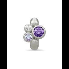 Purple Sweet Dreams Charm (Silver/Purple) | Endless Jewelry | Luby 
