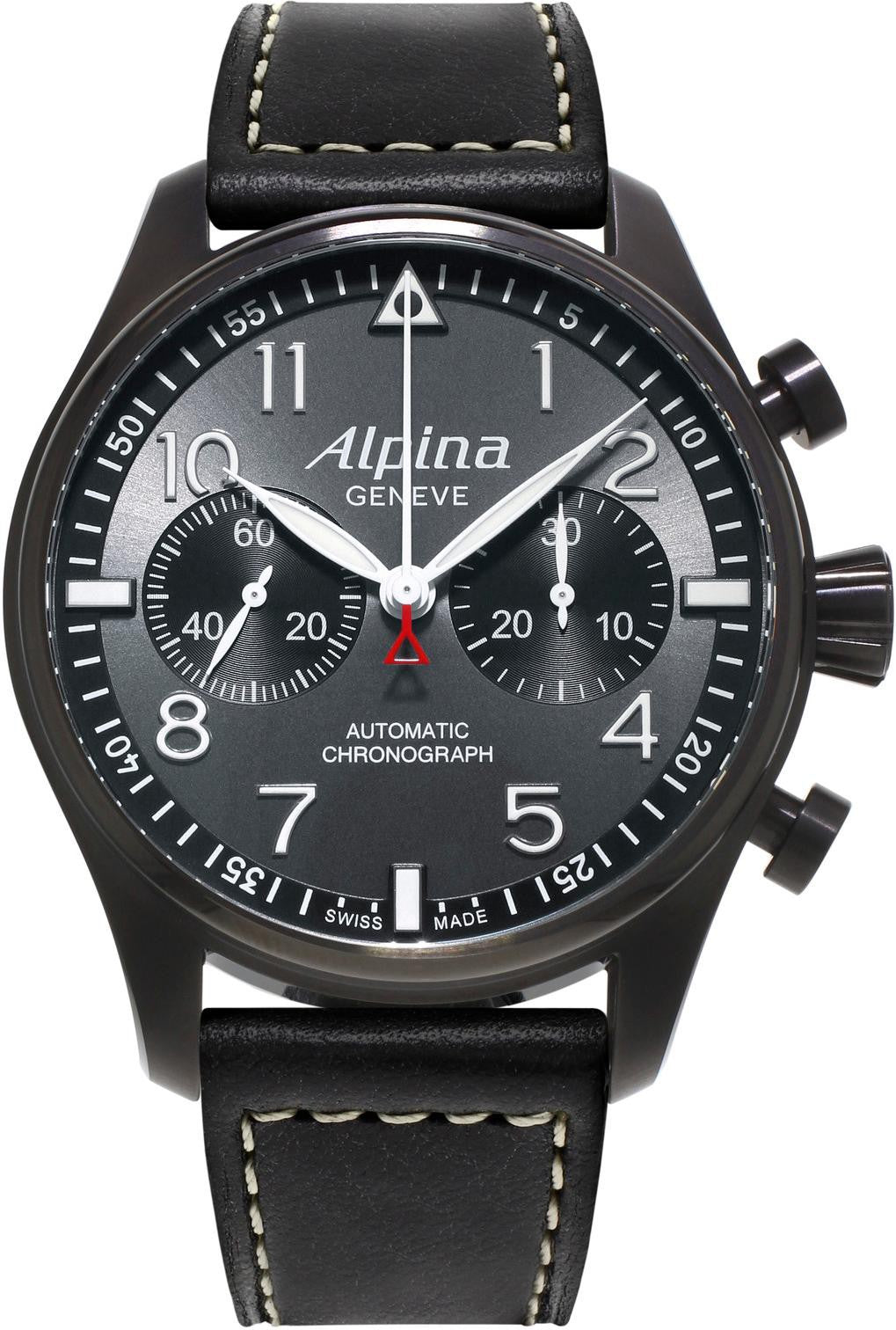 Startimer Pilot Automatic Chronograph Limited Edition Blackstar | Alpina | Luby 