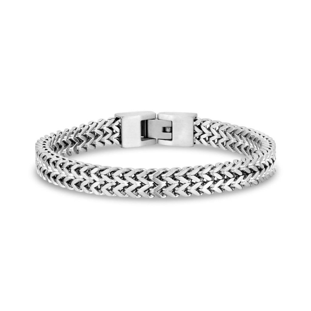 Stainless-Steel Double Franco Link Bracelet | ARZ Steel | Luby 