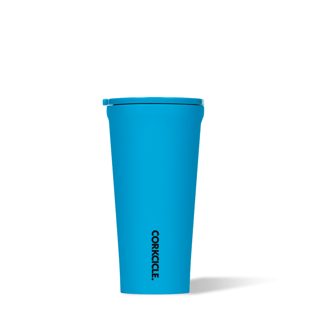 NEON LIGHTS BLUE TUMBLER (16oz) | Corkcicle | Luby 