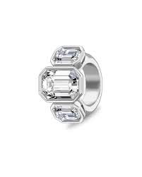 Encanto de piedras brillantes (plata)