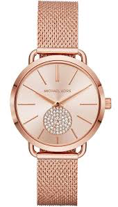Analog Portia Watch (Rose-Gold) | Michael Kors | Luby 