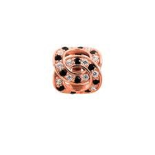 Dije de amor doble (oro rosa)