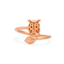 Ladybug Wrap Ring (14kt Rose-Gold) | Alex and Ani | Luby 