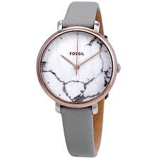 Jacqueline Watch (Rose-Gold/Grey) | Fossil | Luby 