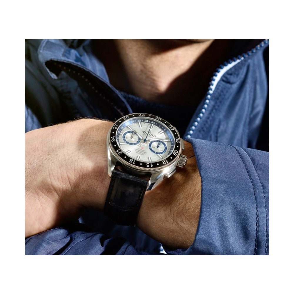 Alpiner 4 Chronograph (Black) | Alpina | Luby 