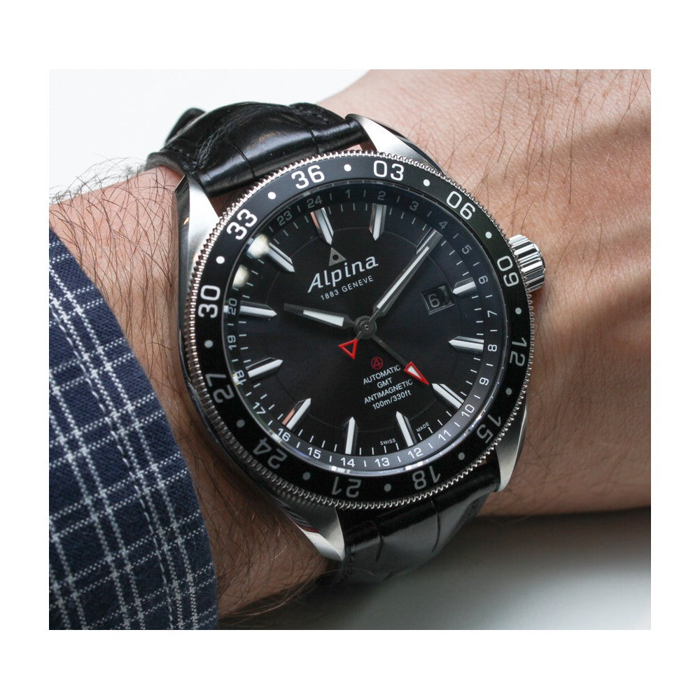 Alpiner 4 Automatic GMT (Black) | Alpina | Luby 