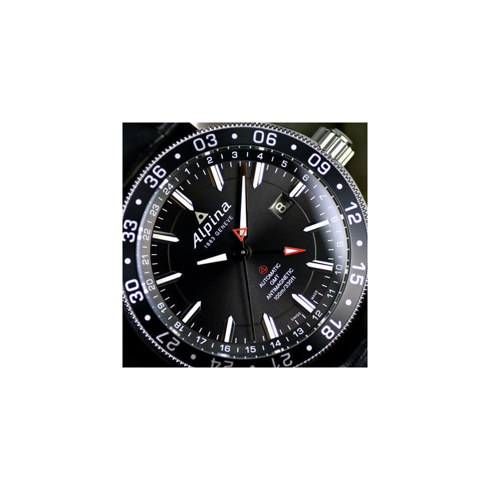 Alpiner 4 Automatic GMT (Black) | Alpina | Luby 