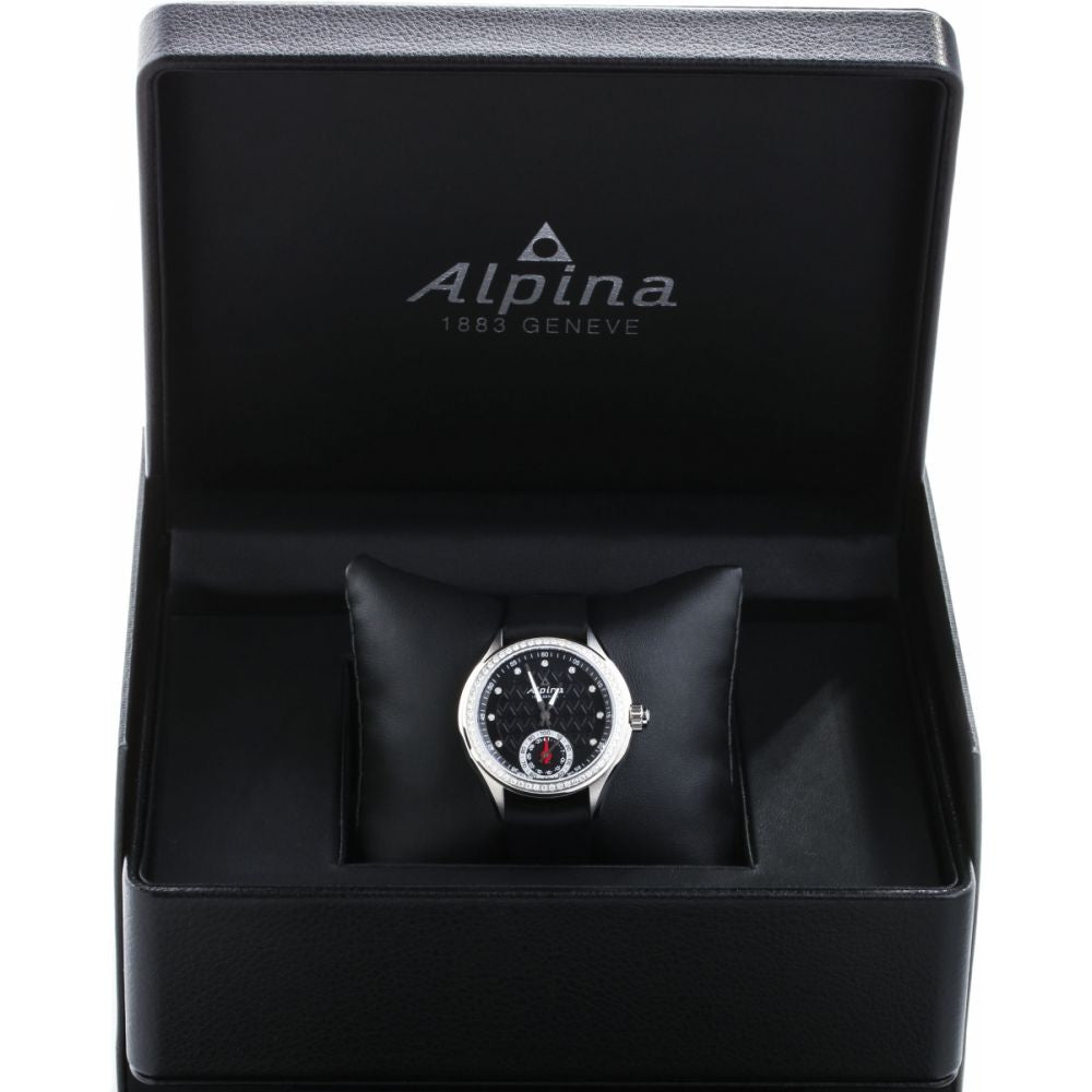 Horological Smartwatch (Black; Full Diamond) | Alpina | Luby 