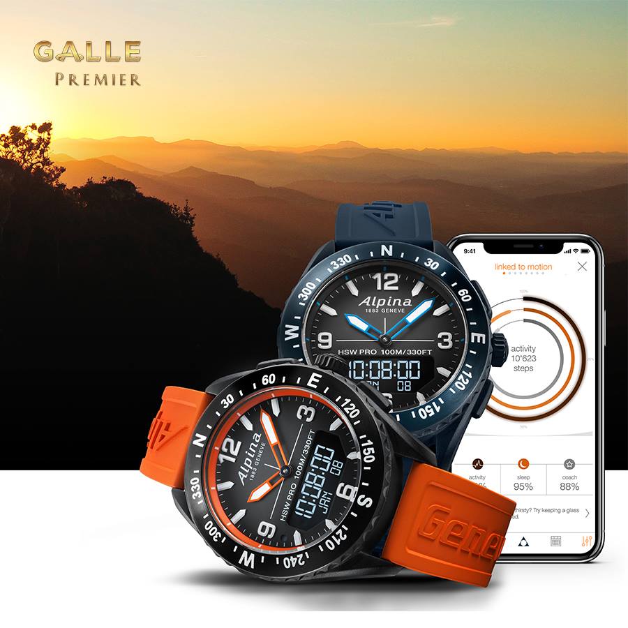 AlpinerX Smartwatch (Orange-Black) | Alpina | Luby 