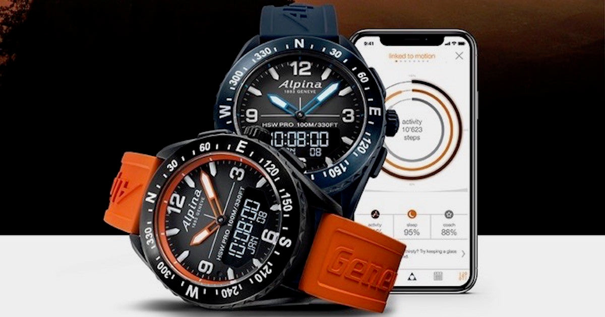 AlpinerX Smartwatch (Orange-Black) | Alpina | Luby 