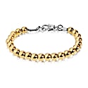 7mm Gold Bead Bracelet | ARZ Steel | Luby 