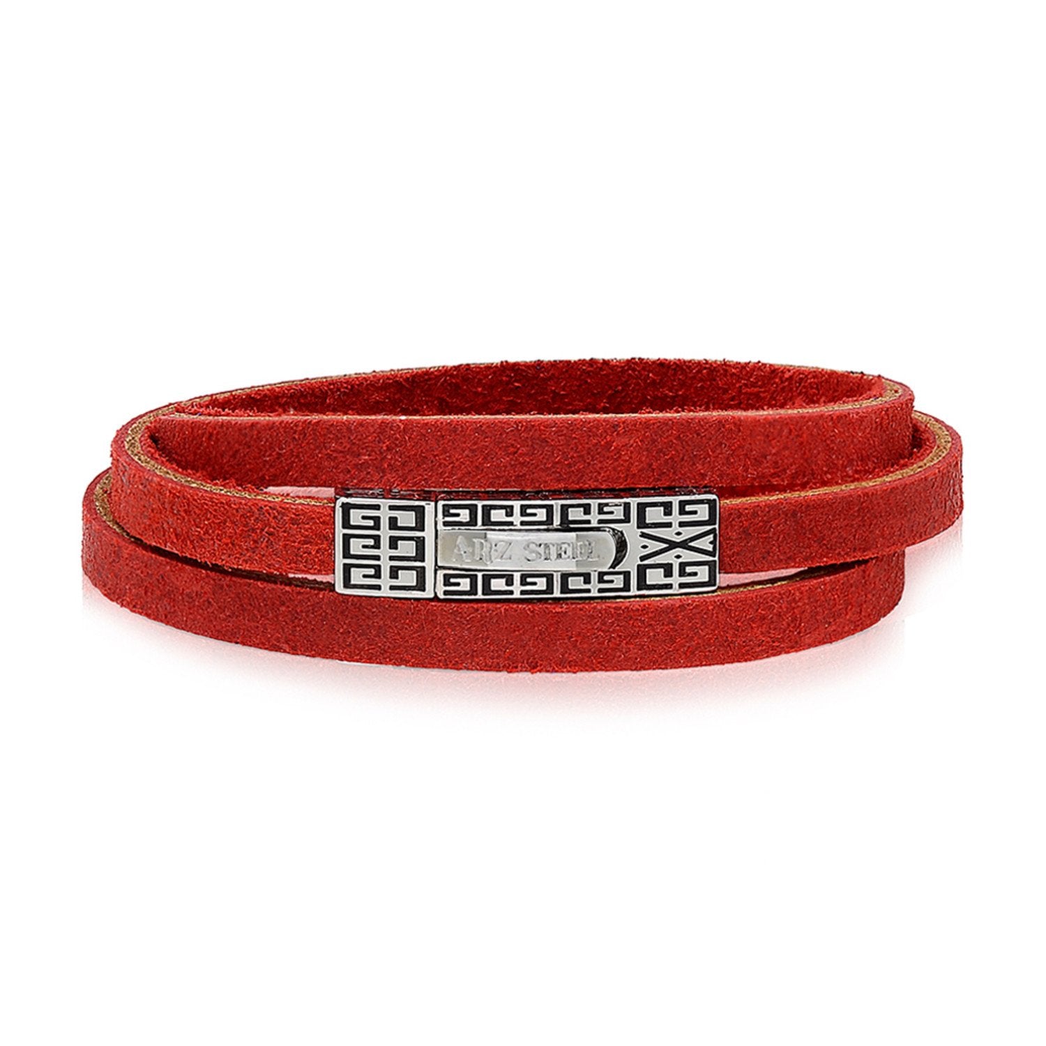 Leather Wrap Bracelet | ARZ Steel | Luby 