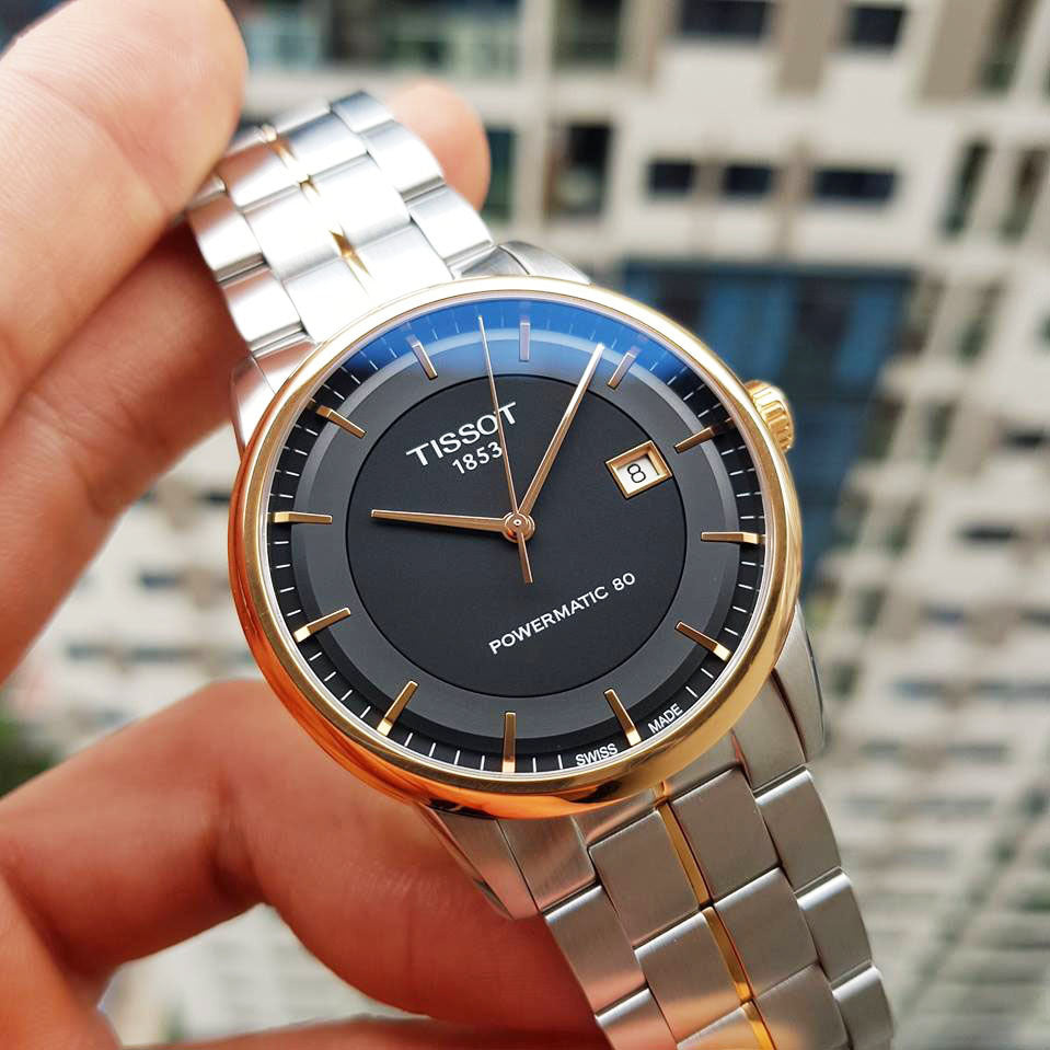 Luxury Automatic (Silver-Rose Gold) | Tissot | Luby 