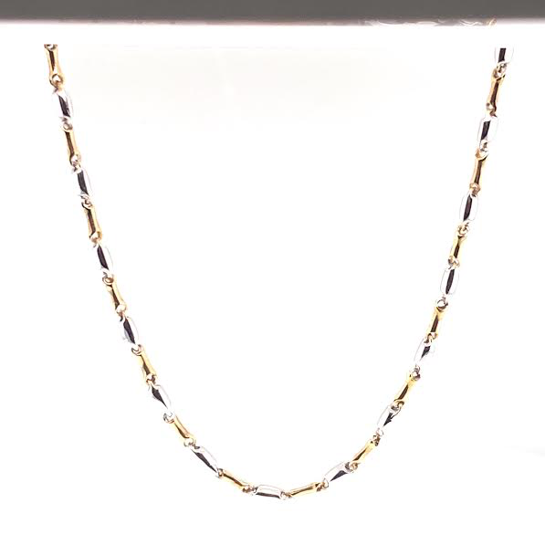 Gold Gucci Links Silver Necklace | Zancan | Luby 