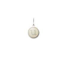 Letter U Etching Charm (14kt Gold) | Alex and Ani | Luby 