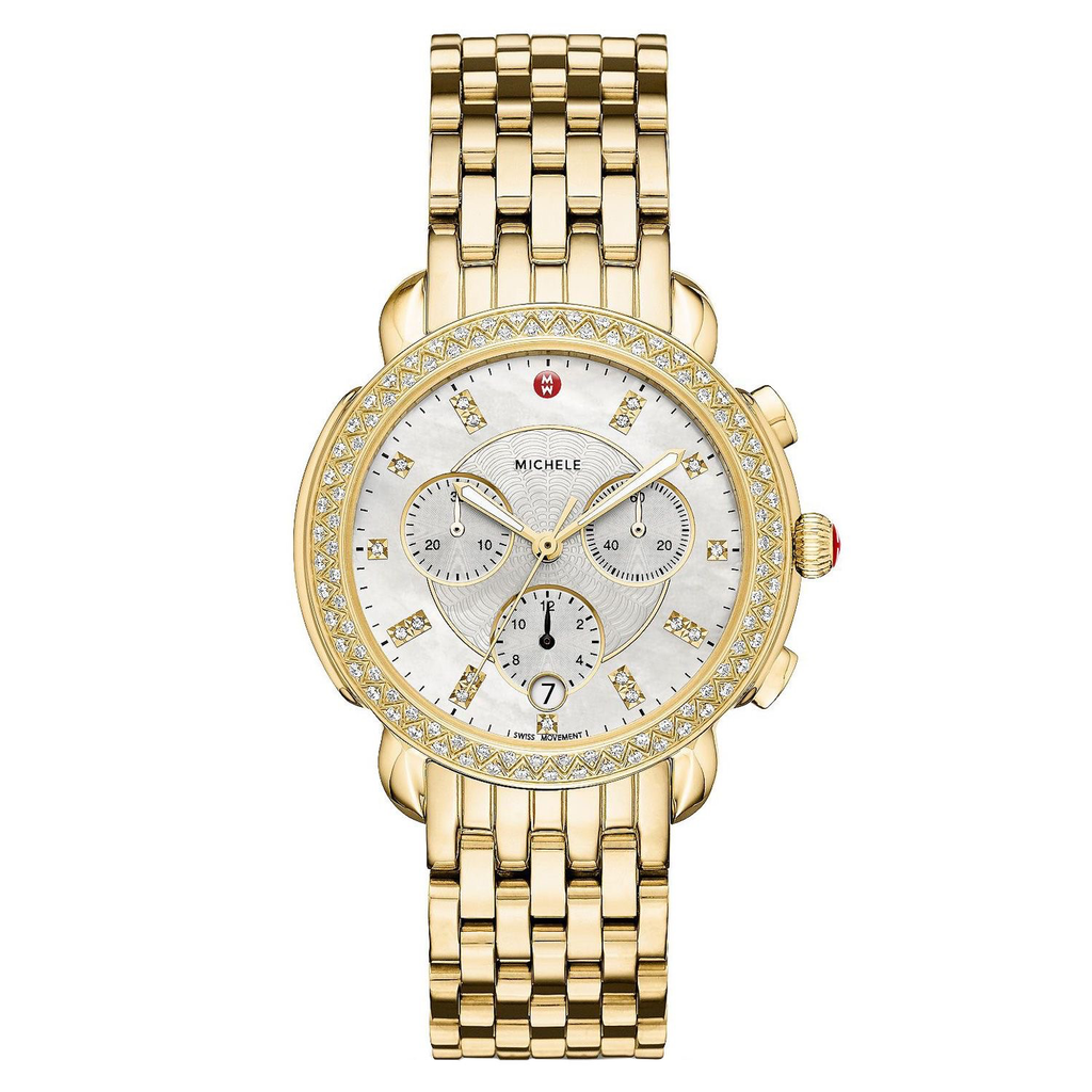 Sidney Diamond 18k Gold Watch | Michele | Luby 