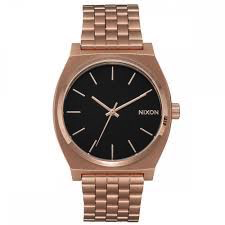 TIME TELLER ALL ROSE GOLD/BLACK | Nixon | Luby 