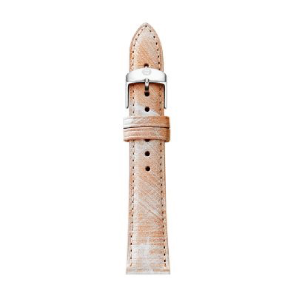 Antique Silver Leather Watch Strap | Michele | Luby 