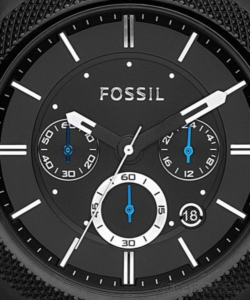 Machine Chronograph Watch (Black) | Fossil | Luby 