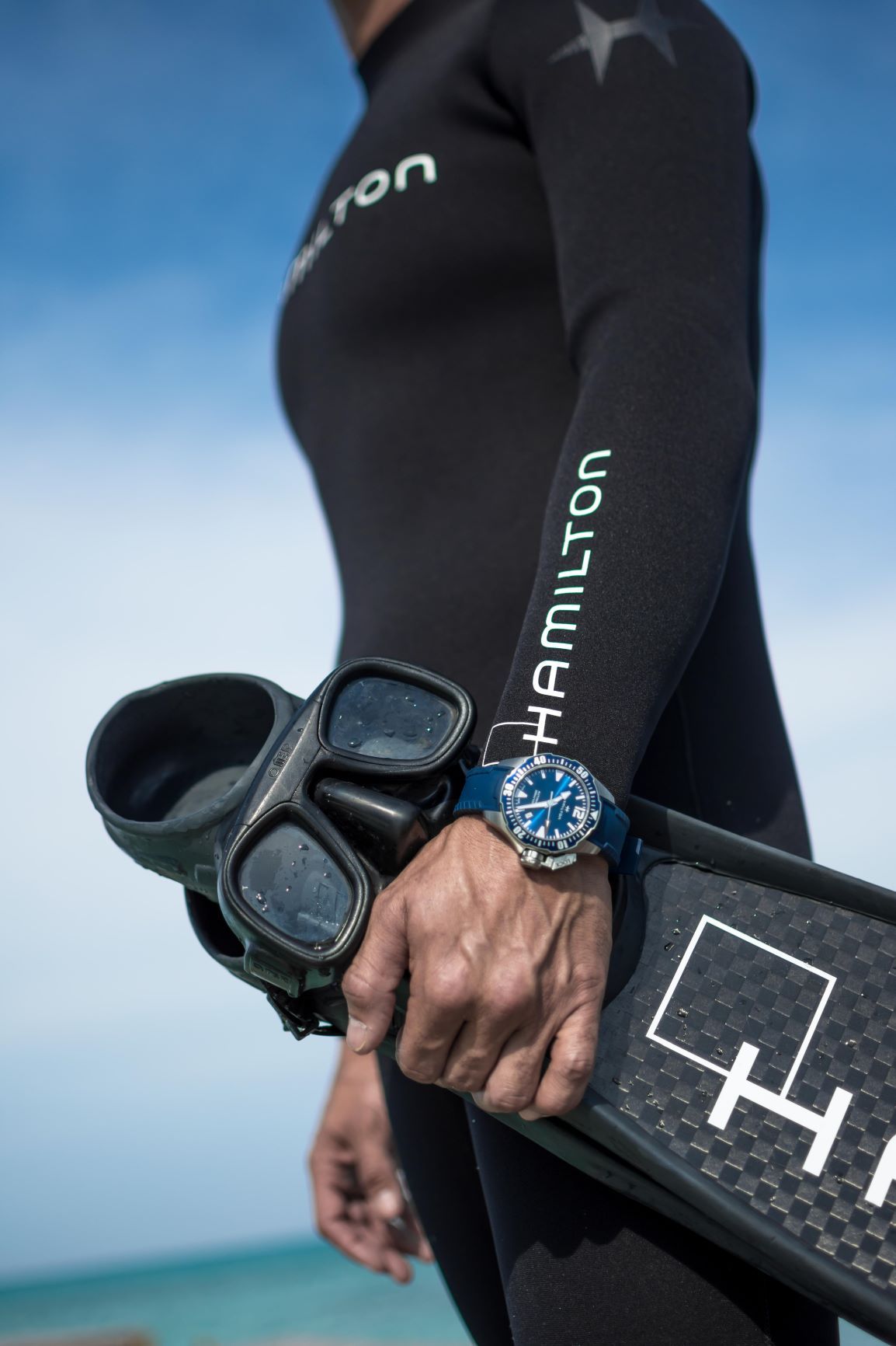 Khaki Automatic Navy Frogman (Full Blue) | Hamilton | Luby 