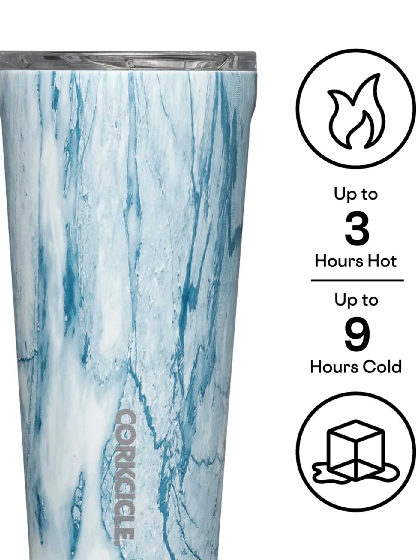 Tumbler - 16oz Blue Marble | Corkcicle | Luby 