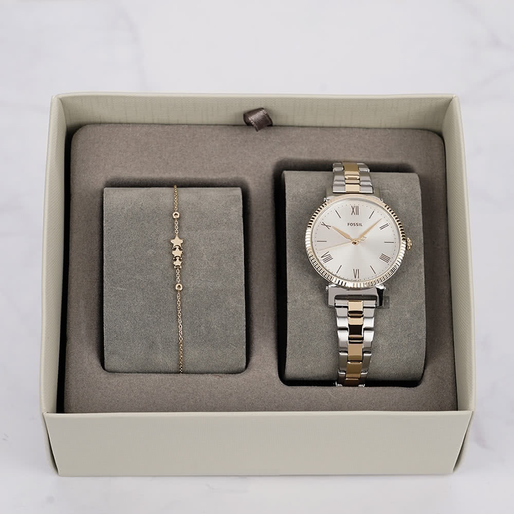 Daisy Watch (Silver/Gold) | Fossil | Luby 