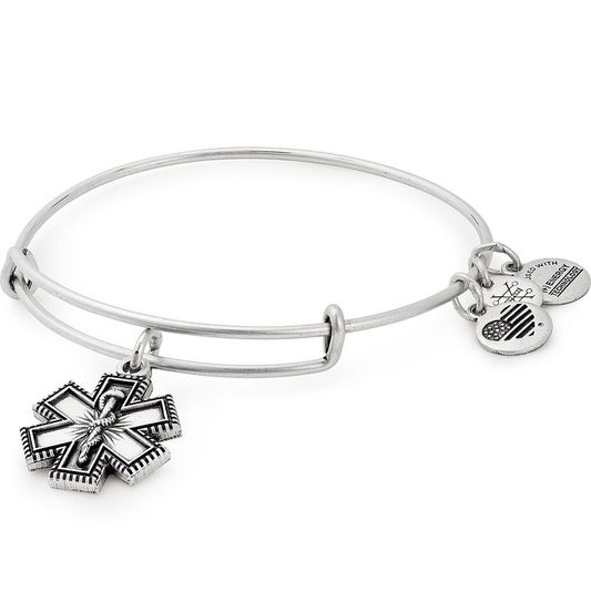 Medical Professional Charm Bangle Bracelet (Silver) | Alex and Ani | Luby 