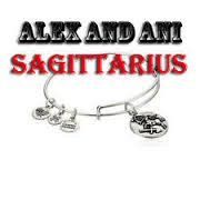 Sagittarius III Charm Bangle Bracelet (Silver) | Alex and Ani | Luby 