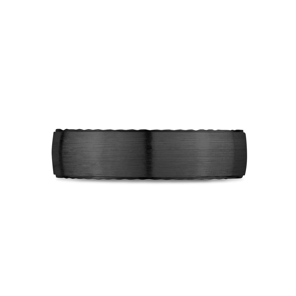 Flat Steel Ring with Diamond Cut Edges | ARZ Steel | Luby 